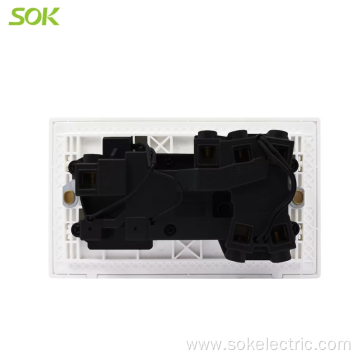 45A250V Double Pole Switched Cooker Unit Outlet